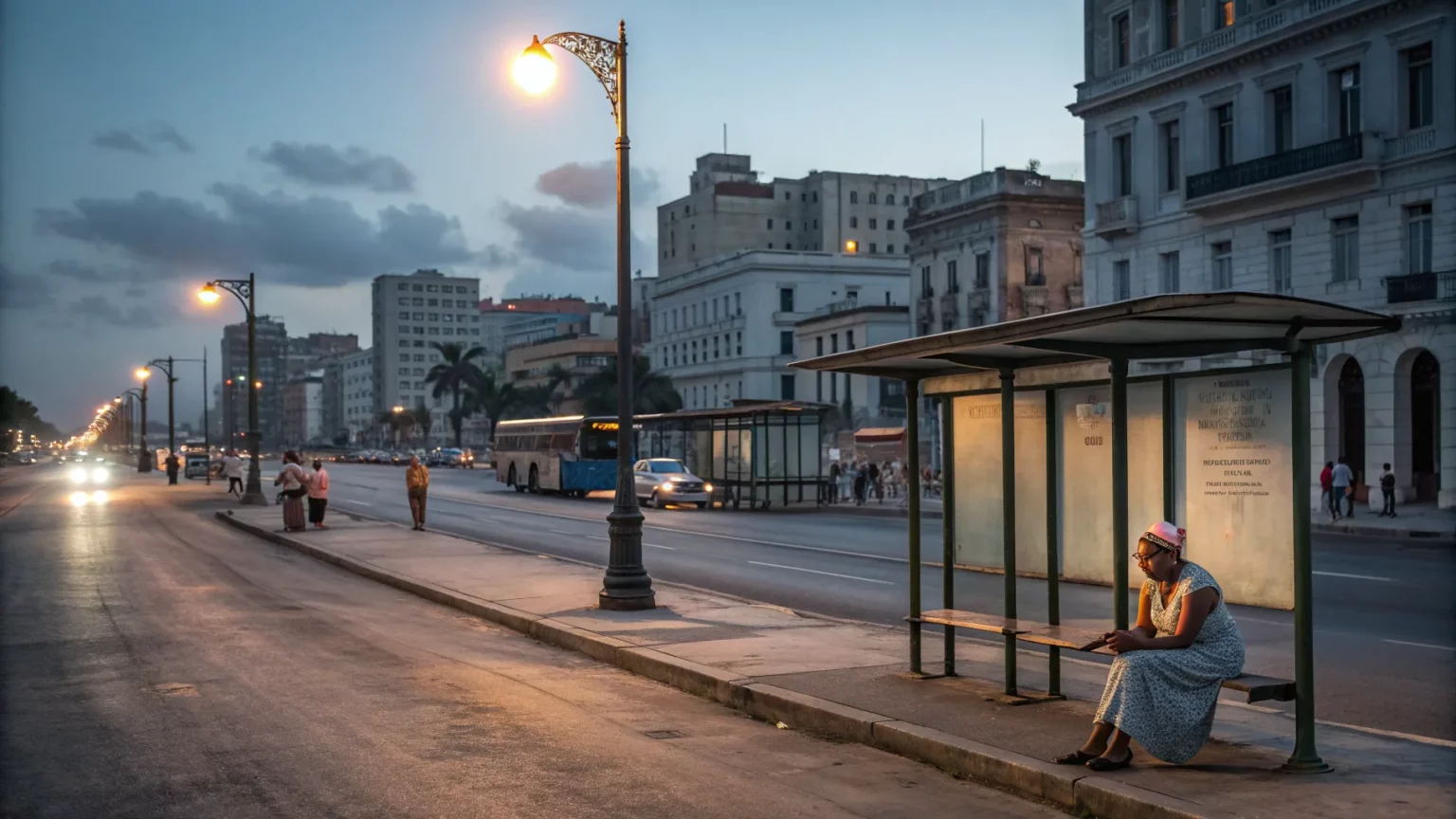 havana bus shortages leave workers stranded