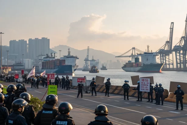hong kong protests panama port
