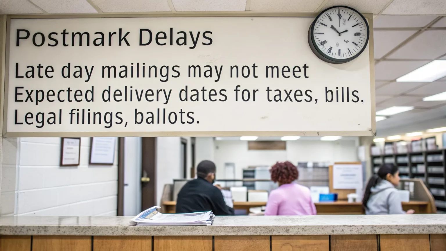 postmark delays affect time sensitive mail