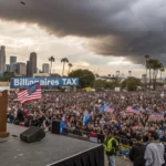 sanders los angeles billionaires tax