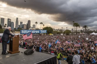 sanders los angeles billionaires tax
