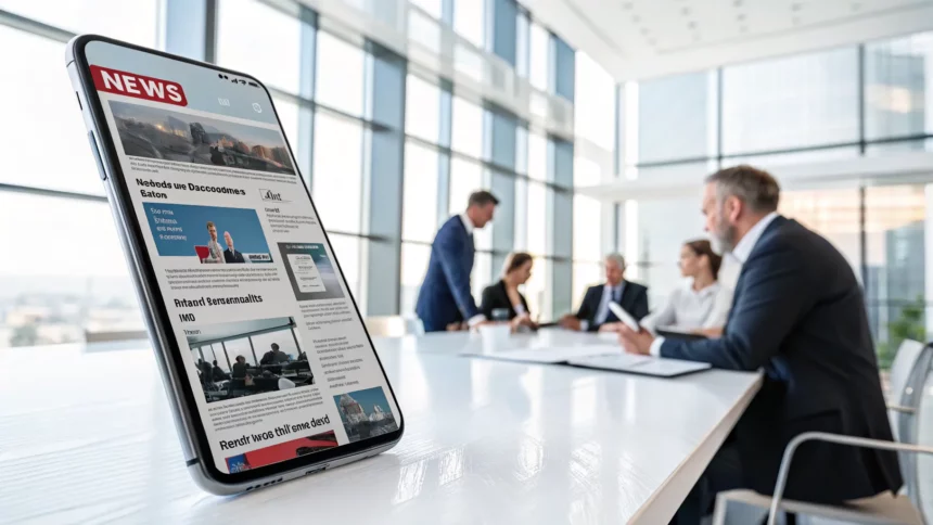 tech giant scrutiny news app