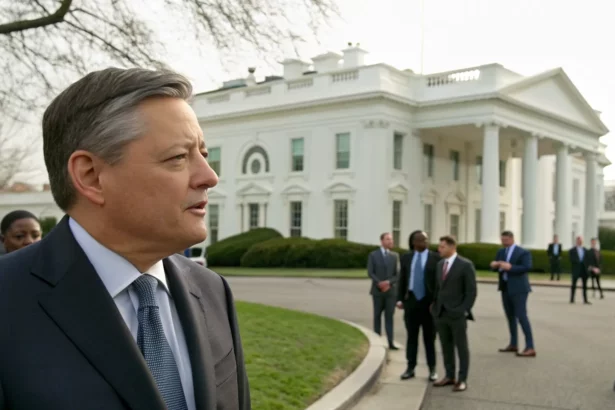 ted sarandos white house backing