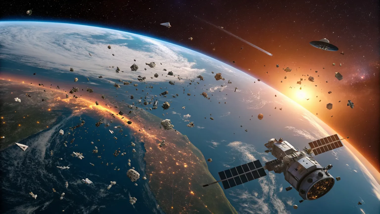 warming atmosphere extends junk lifespan