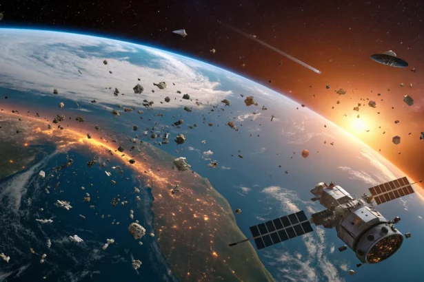 warming atmosphere extends junk lifespan