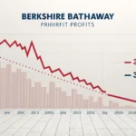 berkshire operating profit falls thirty percent