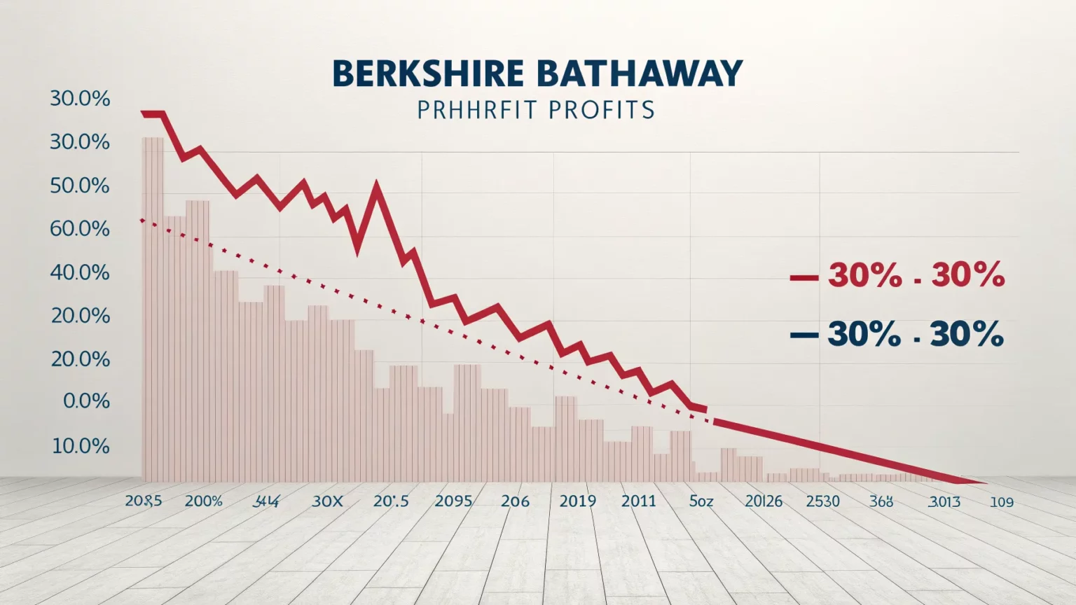 berkshire operating profit falls thirty percent