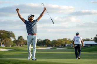 bhatia wins arnold palmer playoff