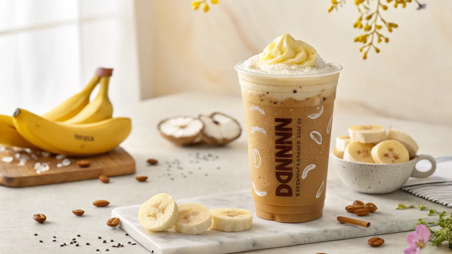 dunkin spring banana menu launch