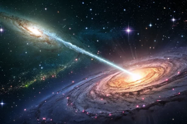 einstein lensing discovers distant megamaser