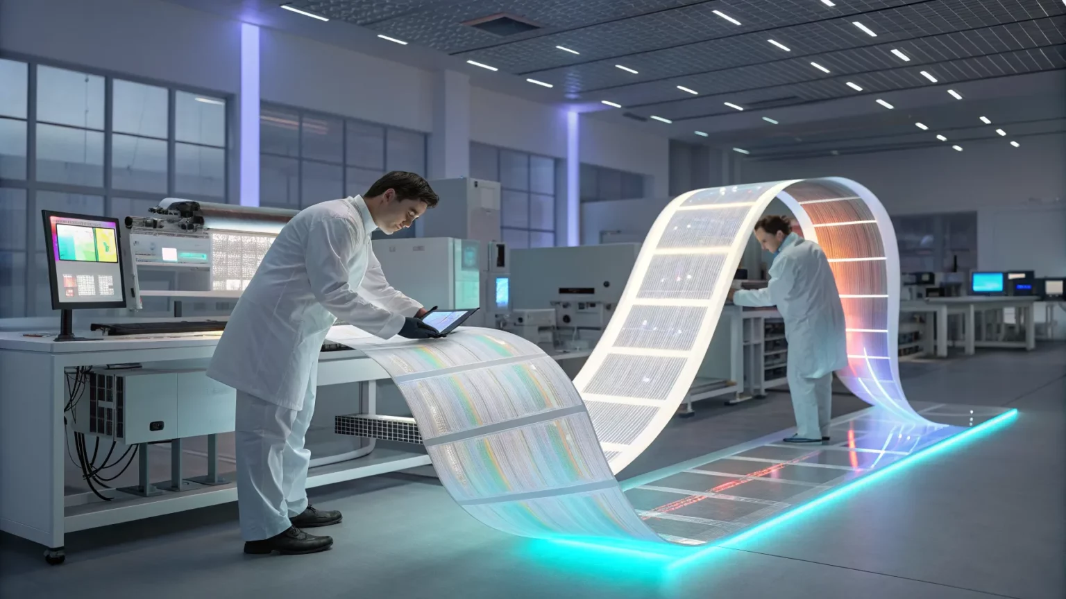 flexible white polymer film tuning