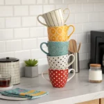 mug handle orientation kitchen storage