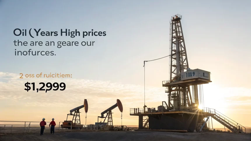 oil prices surge two year high