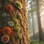 tree bark microbes reduce methane