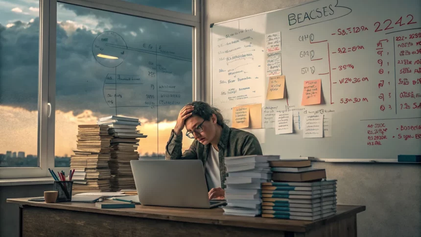 academic pressures online game focus