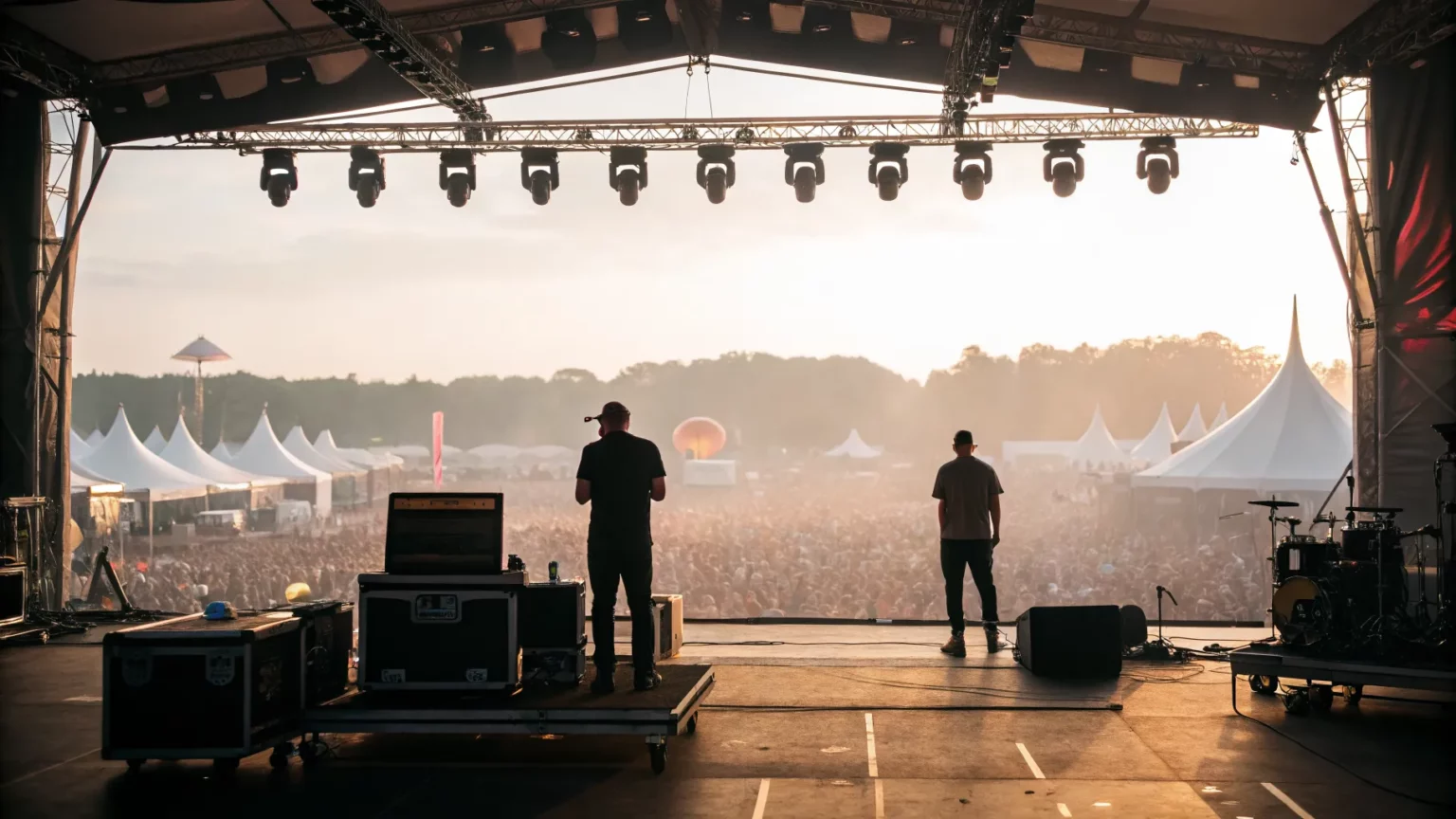 artists negotiate festival safety measures