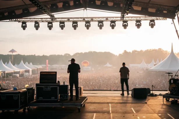 artists negotiate festival safety measures