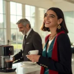 dua lipa nespresso campaign