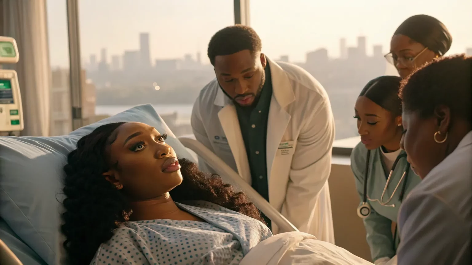 megan thee stallion hospitalized broadway