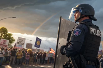 officer charged after colorado protest