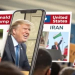 viral videos target trump iran
