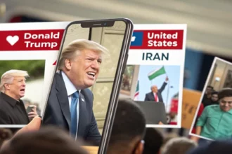 viral videos target trump iran