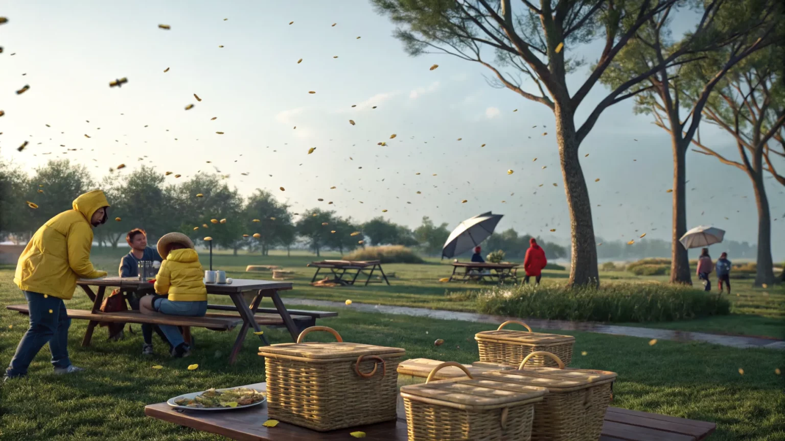 yellow jackets overcome wind conditions