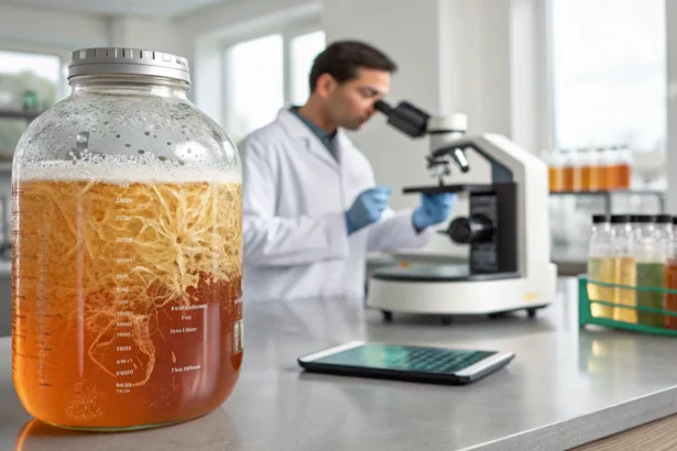 kombucha byproduct biodegradable electronics fuel