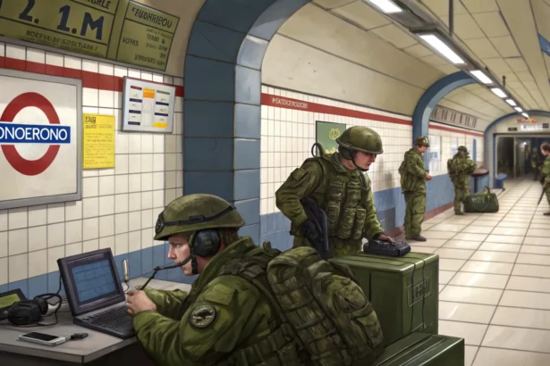 nato london tube wargame exercise