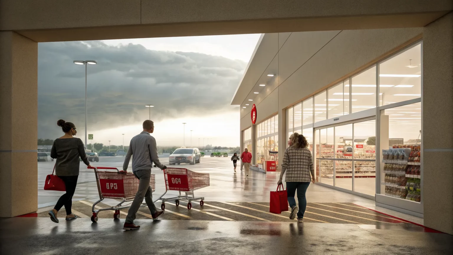 shoppers return to target despite gas