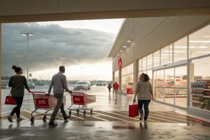shoppers return to target despite gas