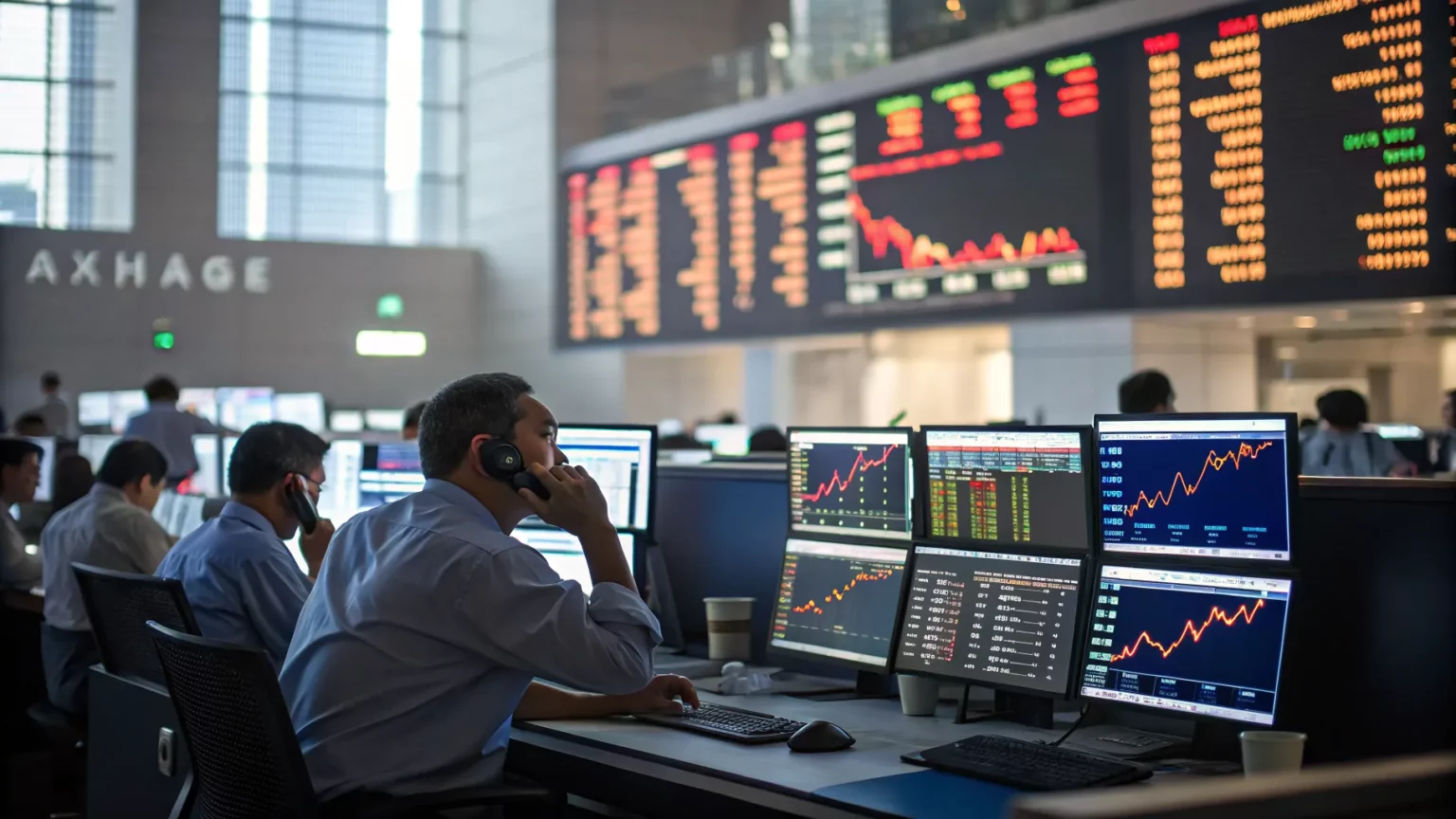 stocks swing sharply early trading