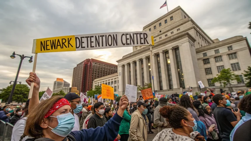 democrat seeks newark detention center closure