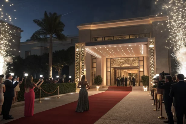 luxury arrivals redefine event spectacle