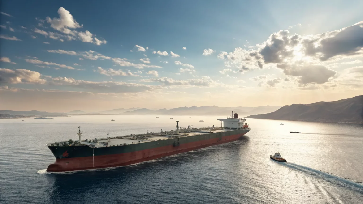 oil supertanker reverses near hormuz