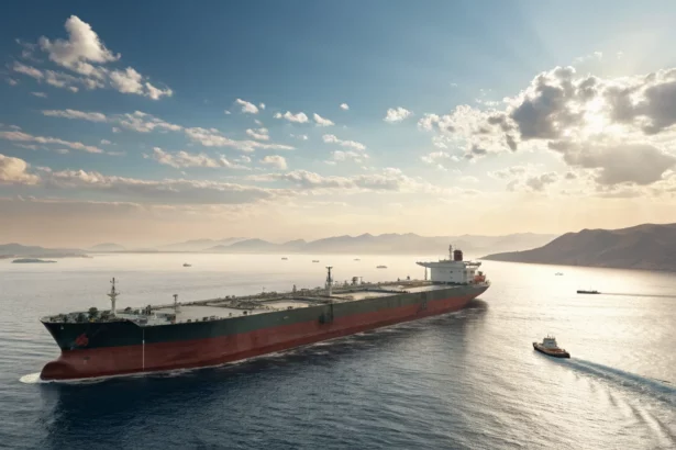 oil supertanker reverses near hormuz