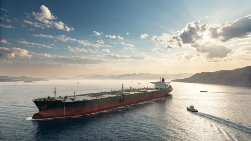 oil supertanker reverses near hormuz