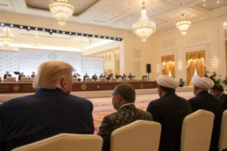 trump attends summit cultural concert