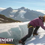 worker falls into crevasse near camp