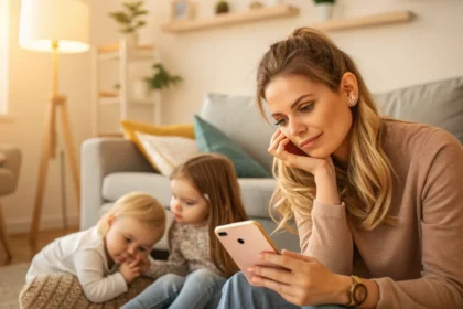 young influencer parenting debate online