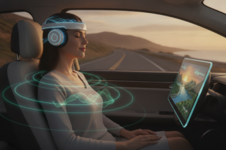brain interface reduces car sickness
