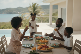 family relocates for affordable living