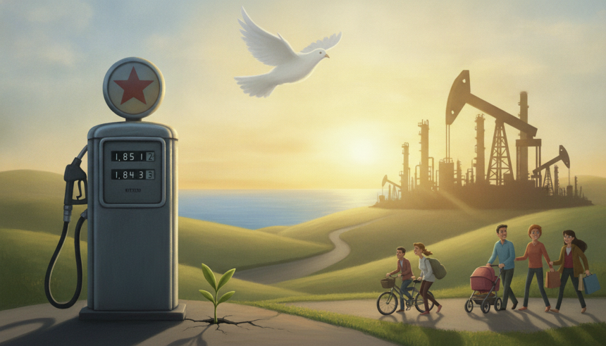 fuel prices fall peace hopes