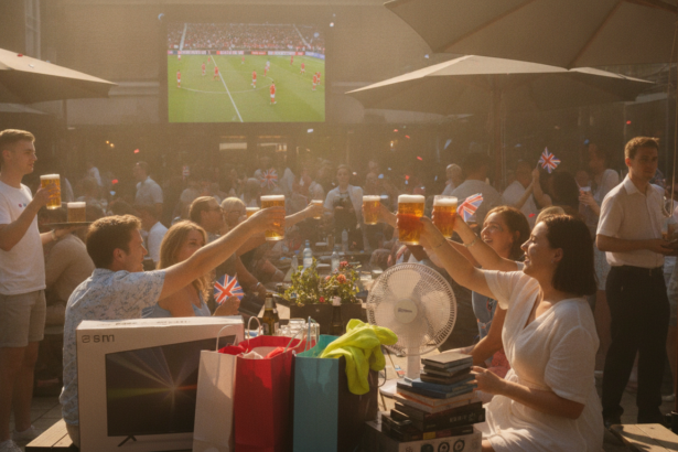 heat wave world cup uk spending