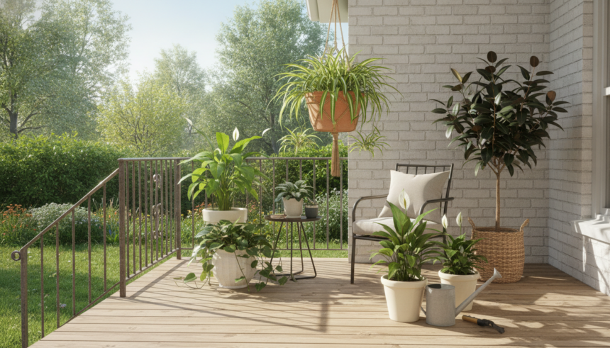 houseplants move outside warm weather