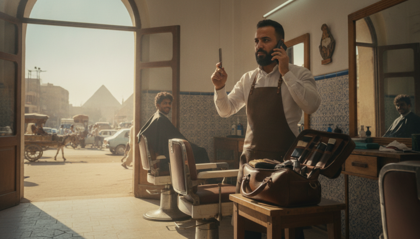 iraqi barber answers call egypt