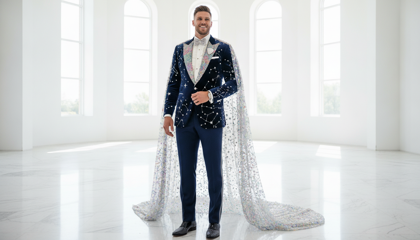 kelce wedding suit designer prediction