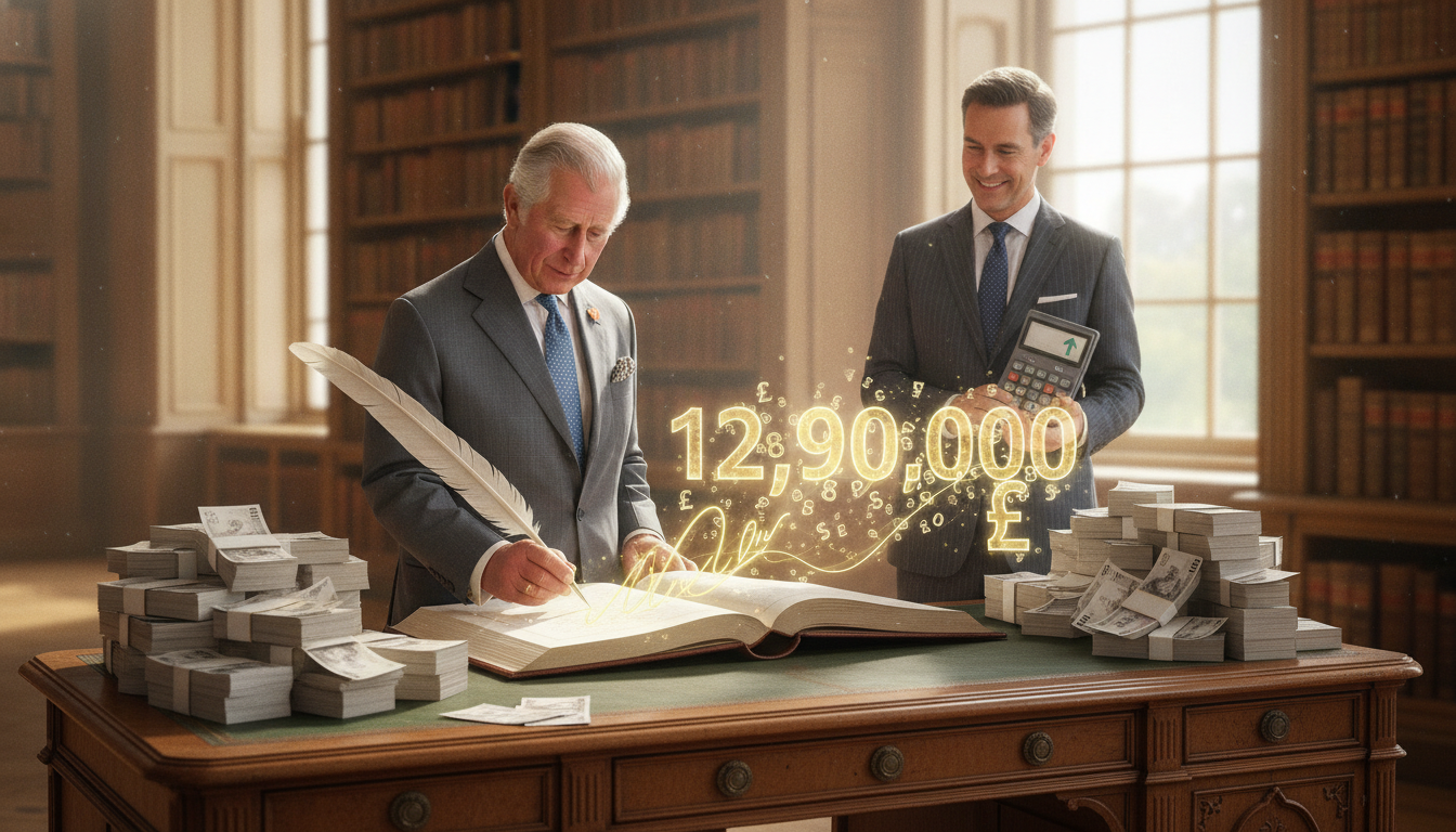 king charles pays tax million