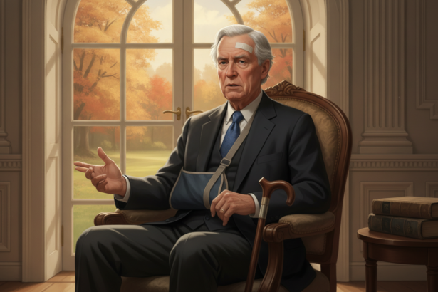mcconnell hospitalized after fall injury