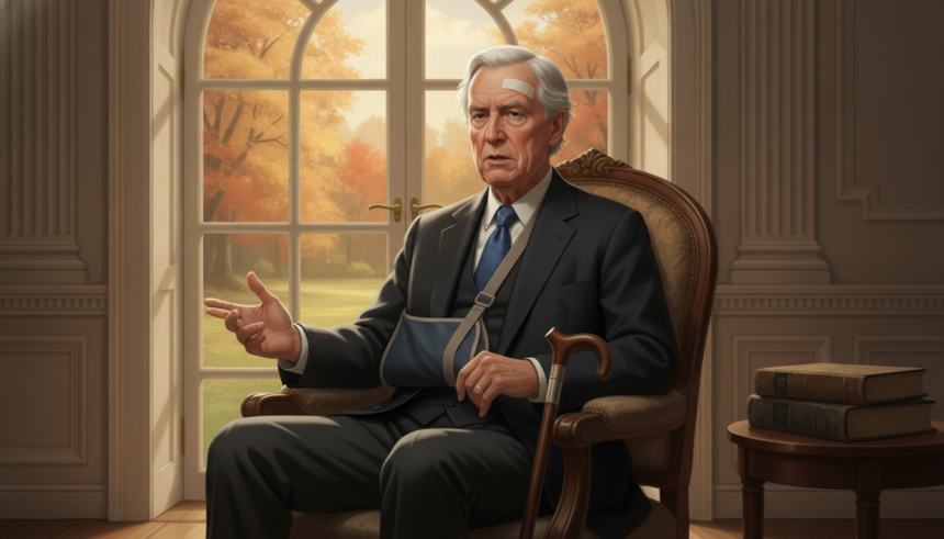 mcconnell hospitalized after fall injury